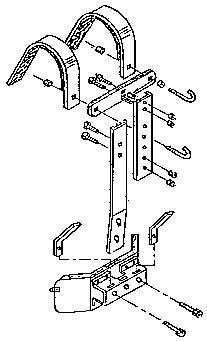 Stagg MK1849, postroj pro pochodový velký buben