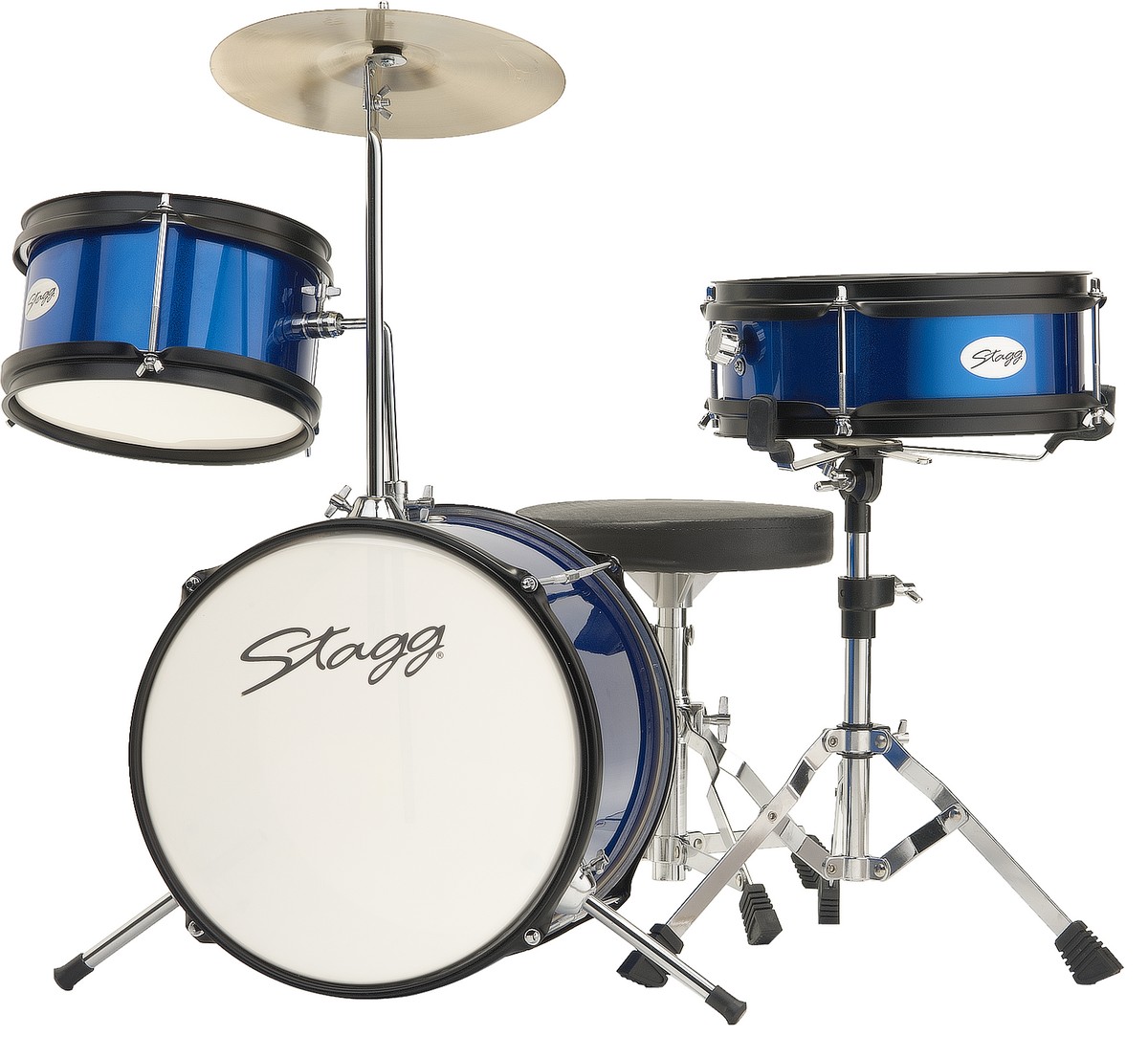 Stagg TIM JR 3/12 BL, dětská bicí sada, modrá