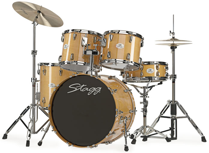 Stagg TIM622L N, bicí sada, přírodní
