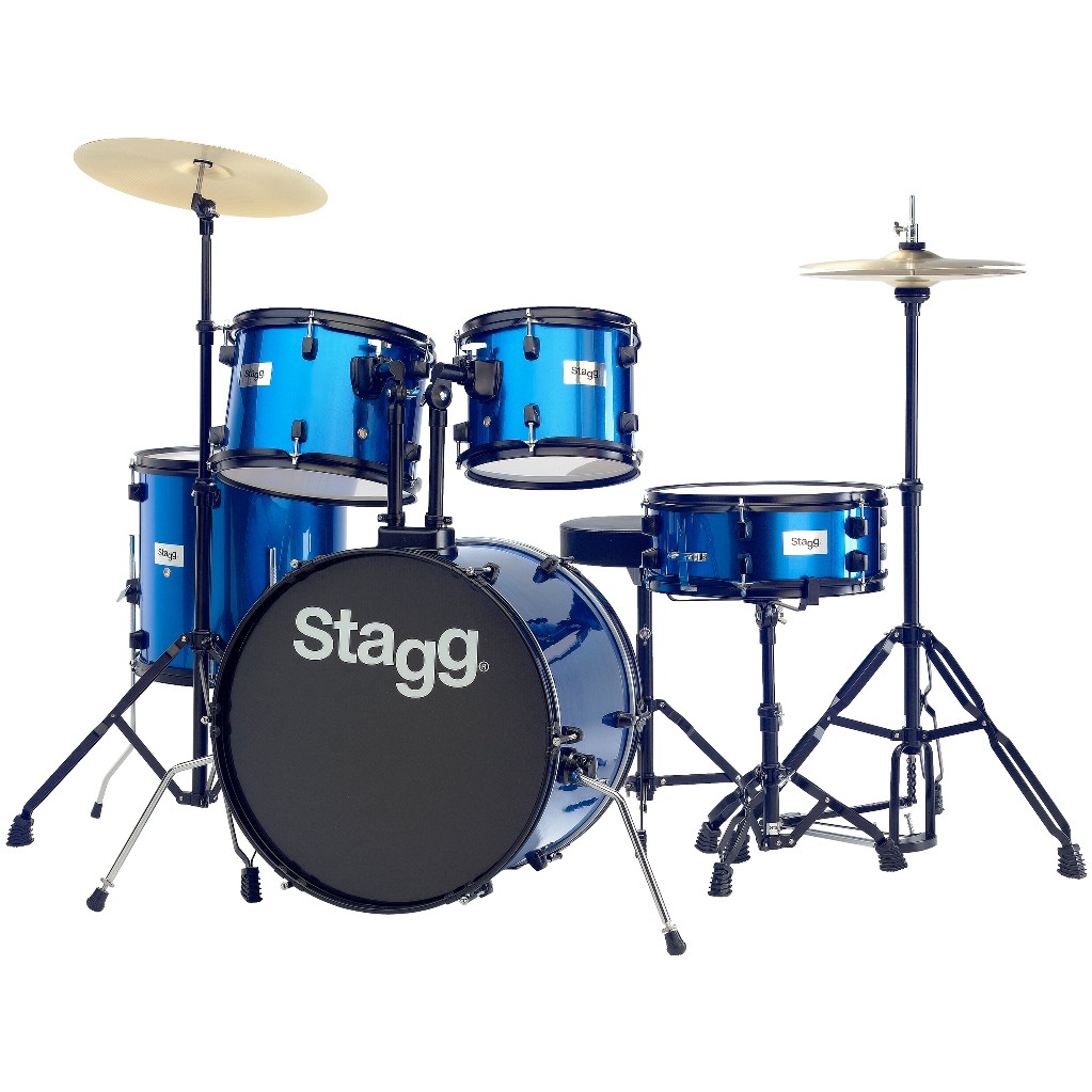 Fotografie Stagg TIM120B BL, bicí sada, modrá