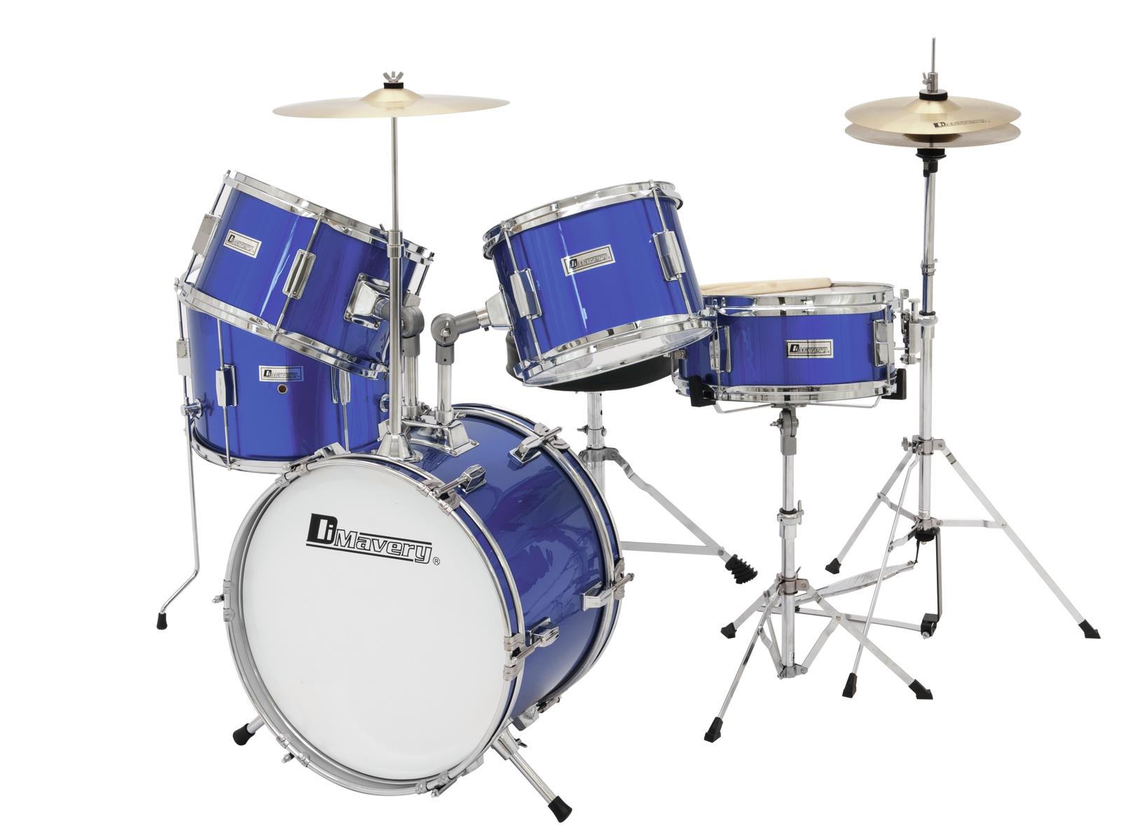 Dimavery JDS-305 dětská bicí souprava, modrá