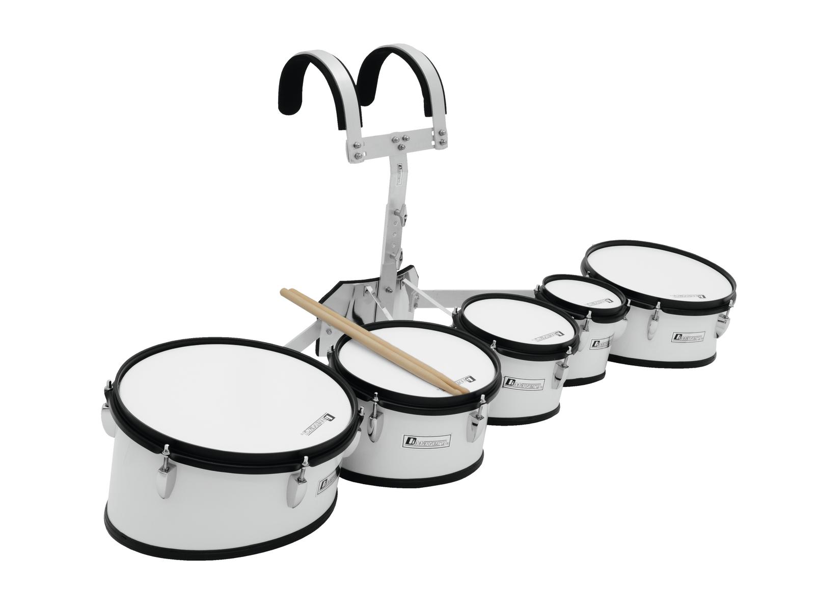 Dimavery MT-530 set pochodových bubnů, bílý