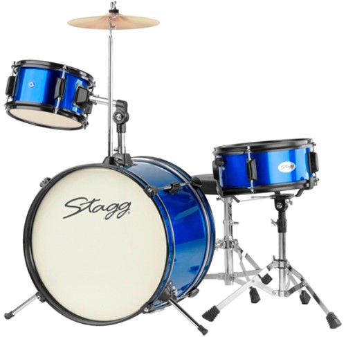 Stagg TIM JR 3/16 BL MK II, dětská bicí sada, modrá