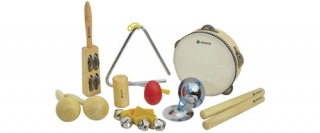 Perkusní sada Basic, 9 různých nástrojů
