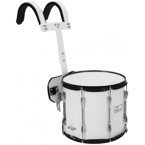 Dimavery MS-300, pochodový snare 14" x 12", bílý